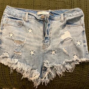 Star Jean shorts